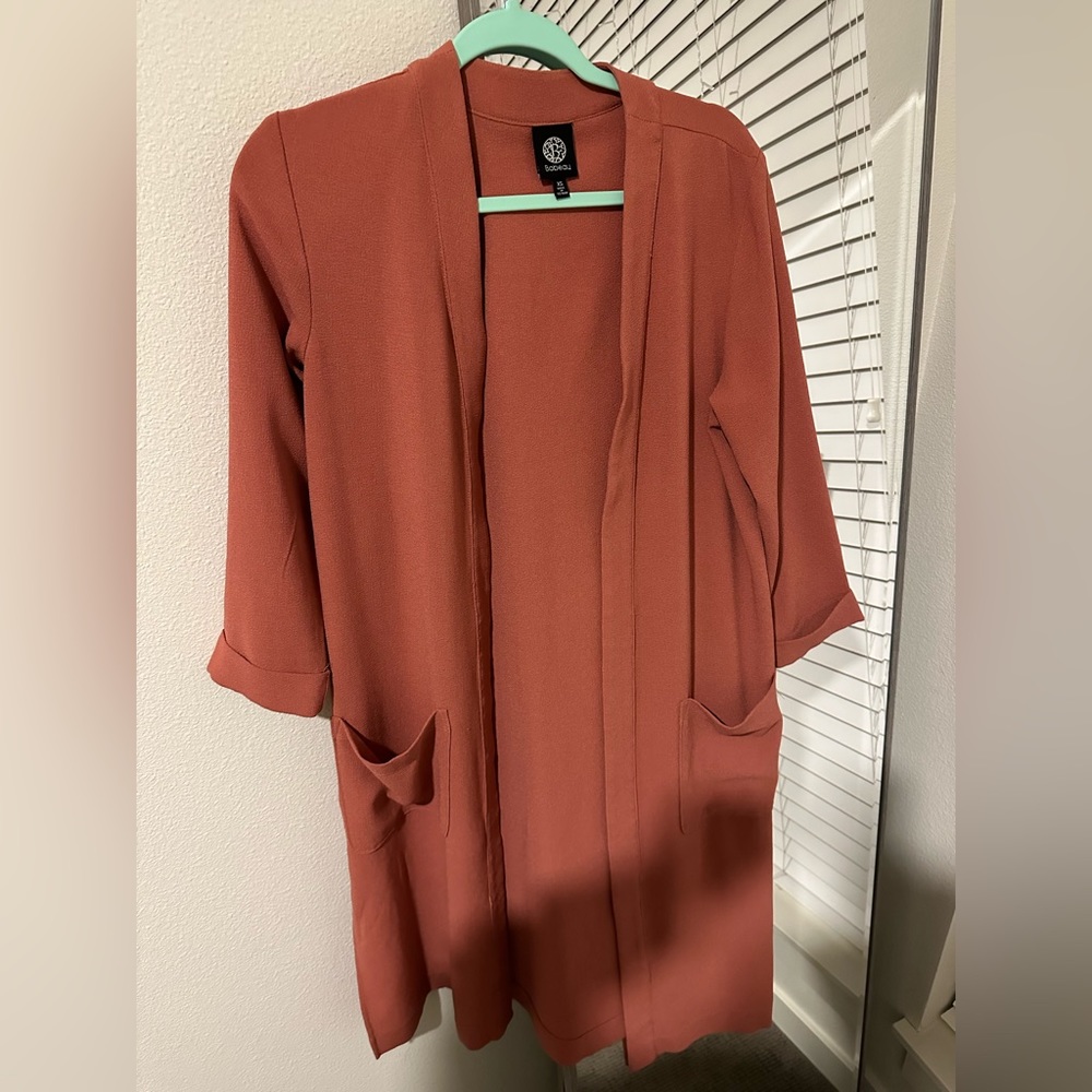 Long Blush Cardigan